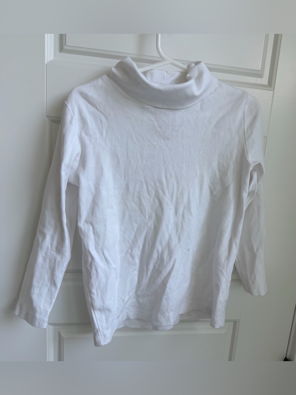 The Beaufort Bonnet Company White Long-Sleeve Turtleneck Tee Size 5